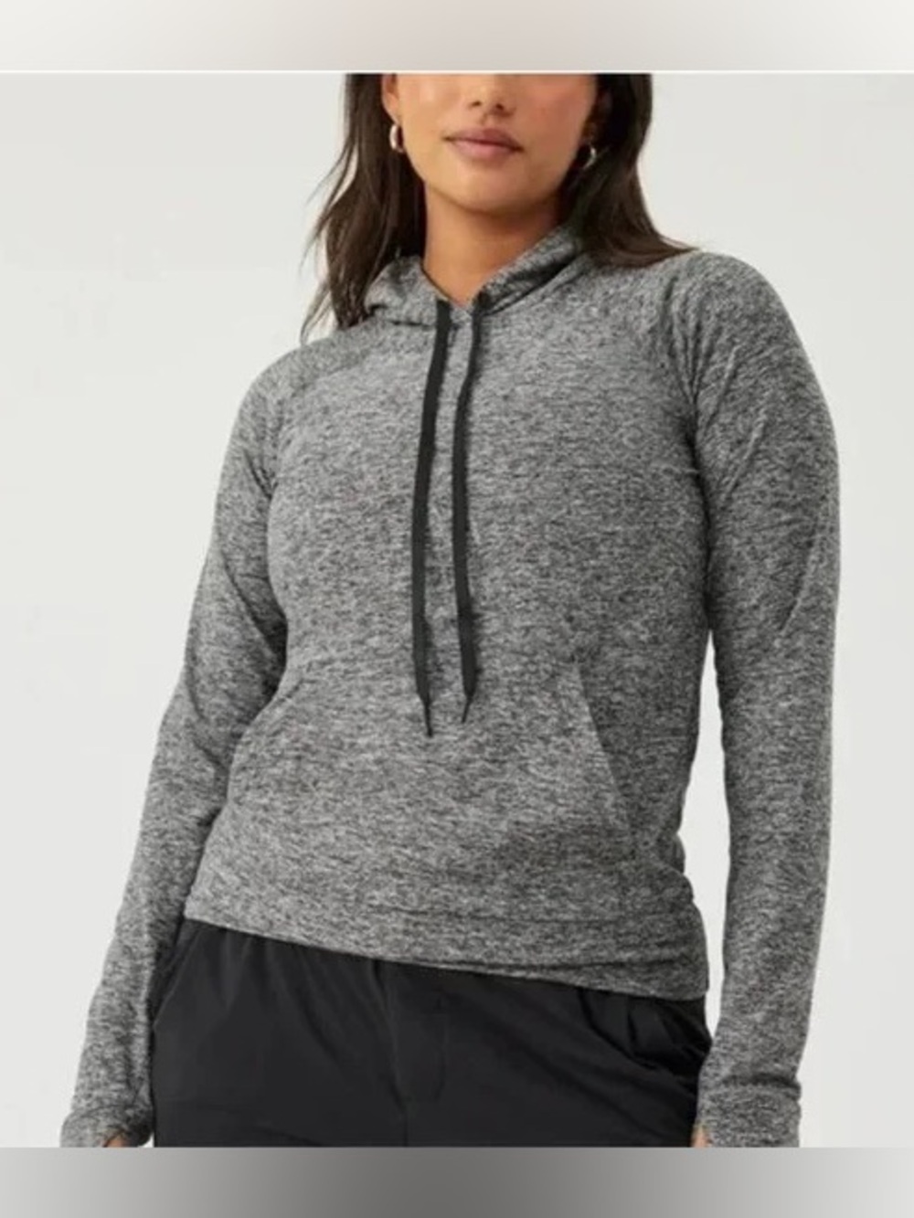 Outdoor voices heather grey all day hoodie